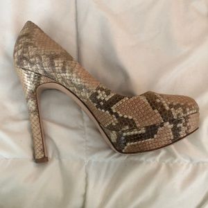 Joan and David heeled shoes